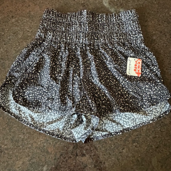 FP Movement by Free People The Way Home Shorts Leopard Combo Women's Small ~NWT~ - Picture 3 of 6